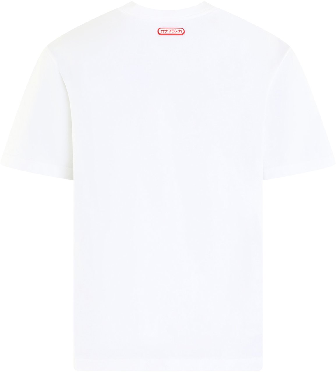 Casablanca t-shirt wit logo Wit