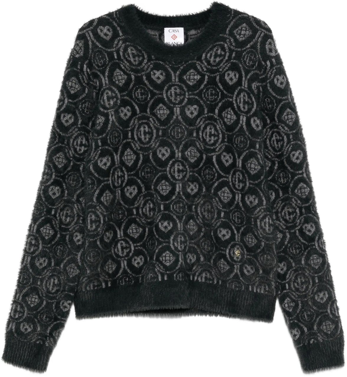 Casablanca knitwear alpaca grijs Grijs