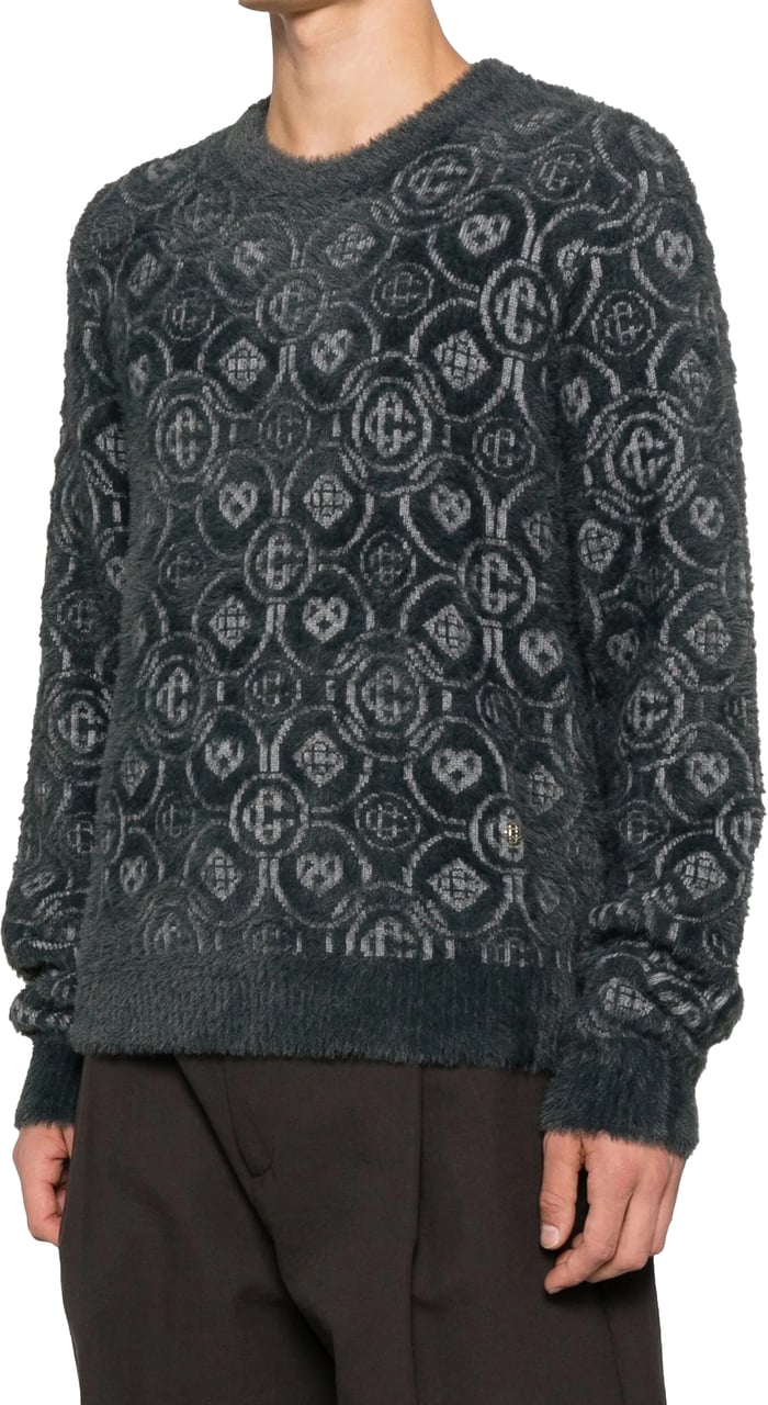Casablanca knitwear alpaca grijs Grijs