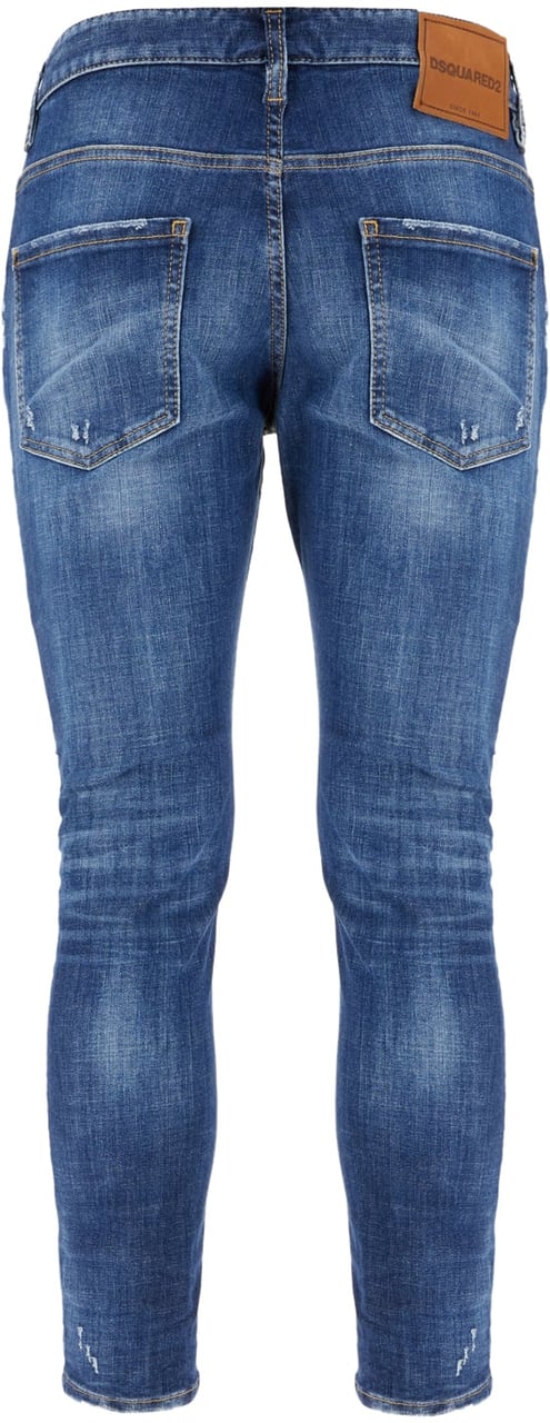 Dsquared2 Dsquared2 Stretch denim blend Skater jeans Blauw