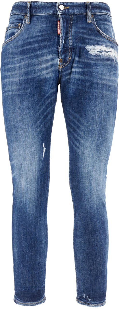 Dsquared2 Dsquared2 Stretch denim blend Skater jeans Blauw