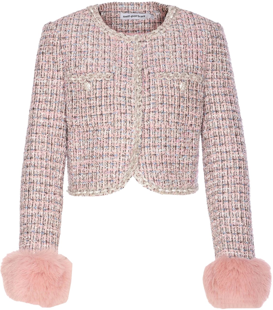 Self-Portrait Jackets Pink Roze