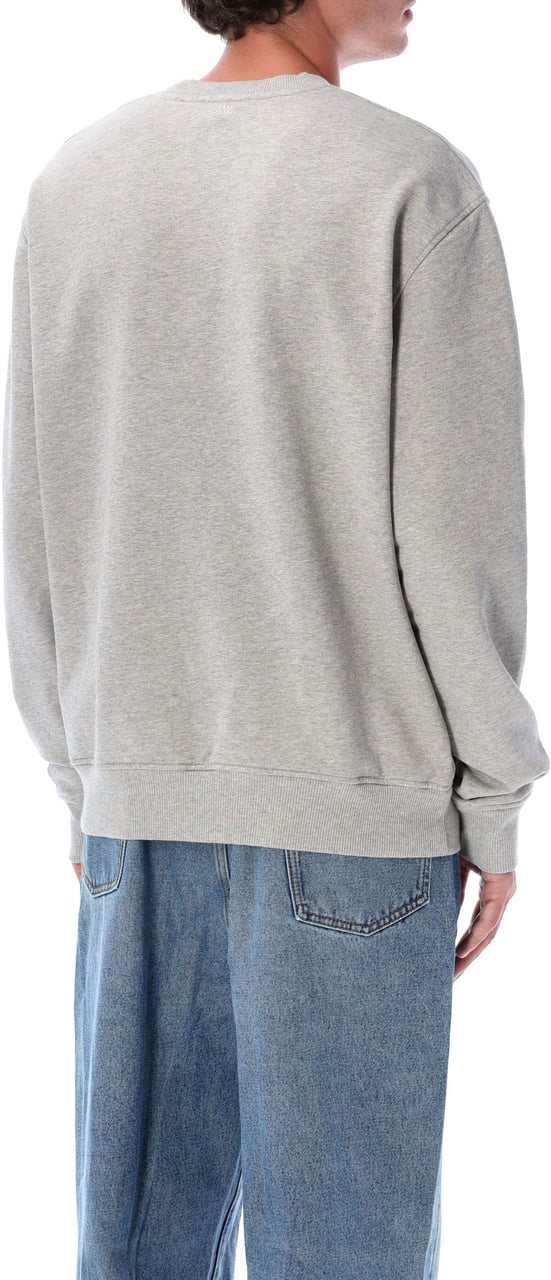 AMI Paris Sweaters Light Grey Grijs
