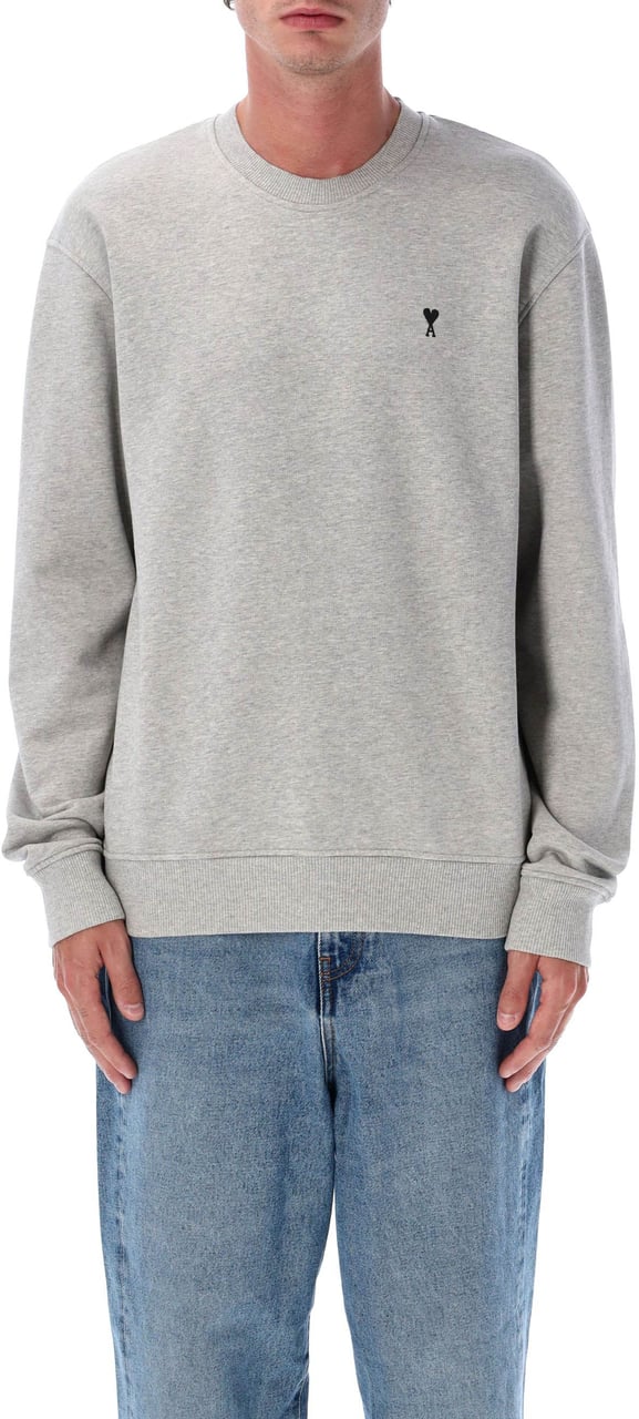 AMI Paris Sweaters Light Grey Grijs