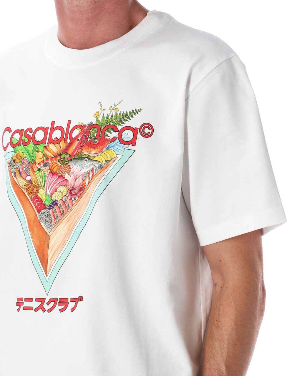 Casablanca T-Shirts And Polos White Wit