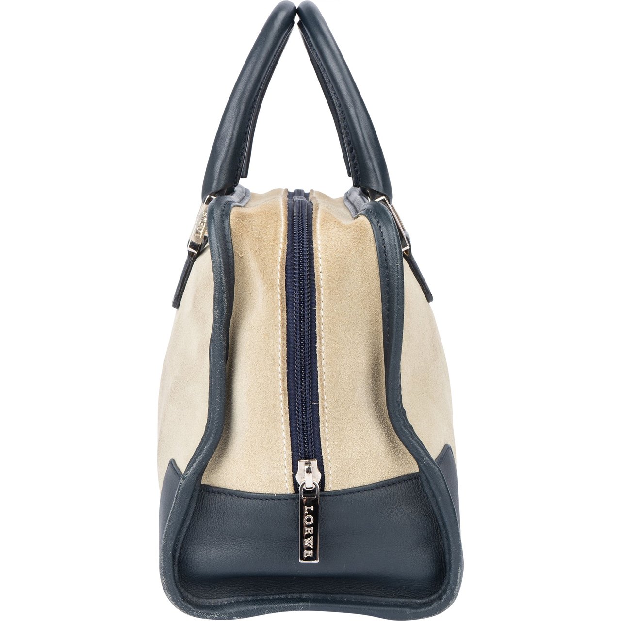 Loewe Loewe Suede Bicolor Amazona Handbag Divers