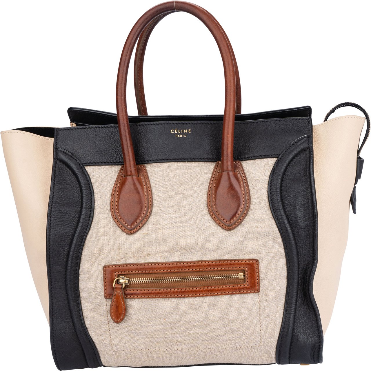 Celine Celine Canvas Tricolor Luggage Handbag Divers