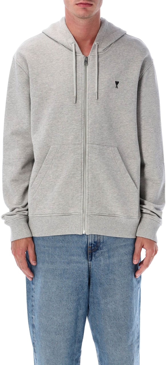 AMI Paris Sweaters Light Grey Grijs