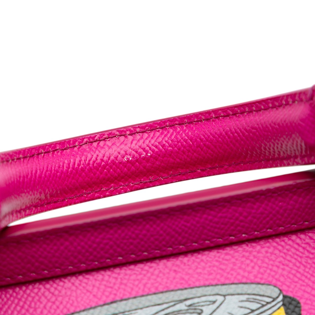Dolce & Gabbana Medium Calfskin Dauphine Amore Soup Can Print Miss Sicily Satchel Roze