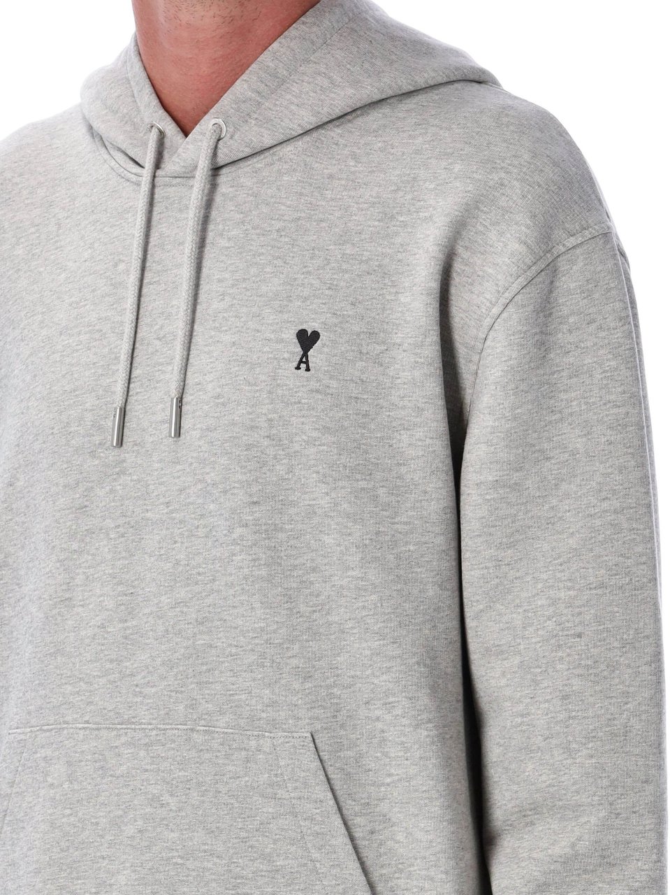 AMI Paris Adc Hoodie Grigio Grijs