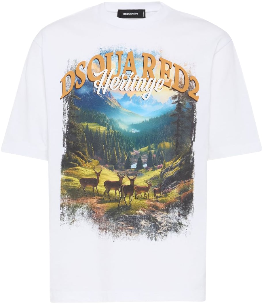 Dsquared2 T-shirt Dsquared2 Wit