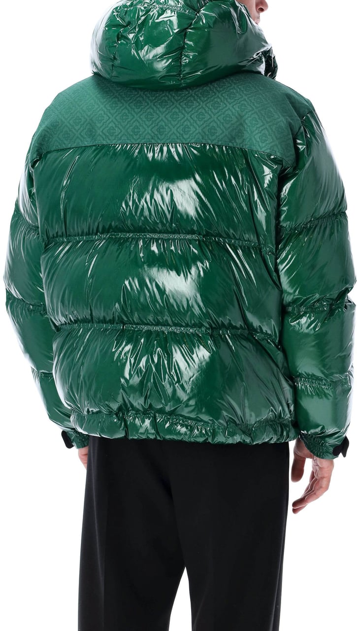 Casablanca Puffer Jacket Verde Groen