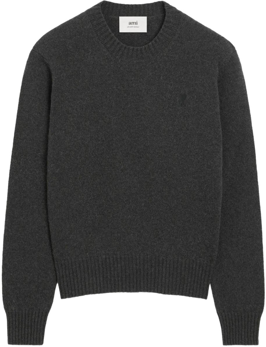 AMI Paris Sweaters Anthracite Grijs