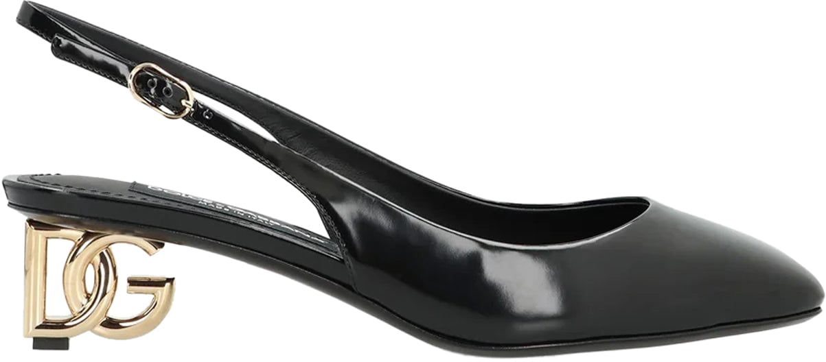 Dolce & Gabbana Dolce & Gabbana Jackie Slingback Pumps Zwart