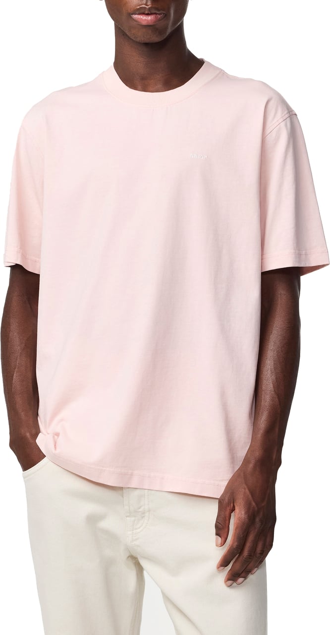 NN07 Adam Logo Tee Roze