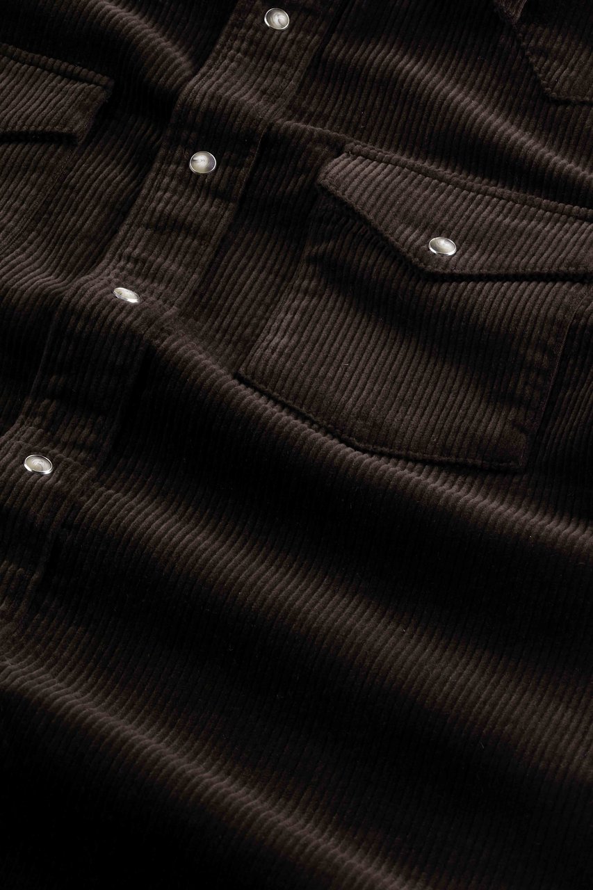 NN07 Ricky Corduroy Shirt Bruin