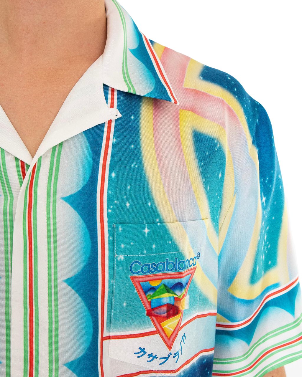 Casablanca Heren Cuban Collar Zwart