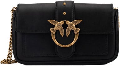 Pinko Bags Neroantique Gold Goud