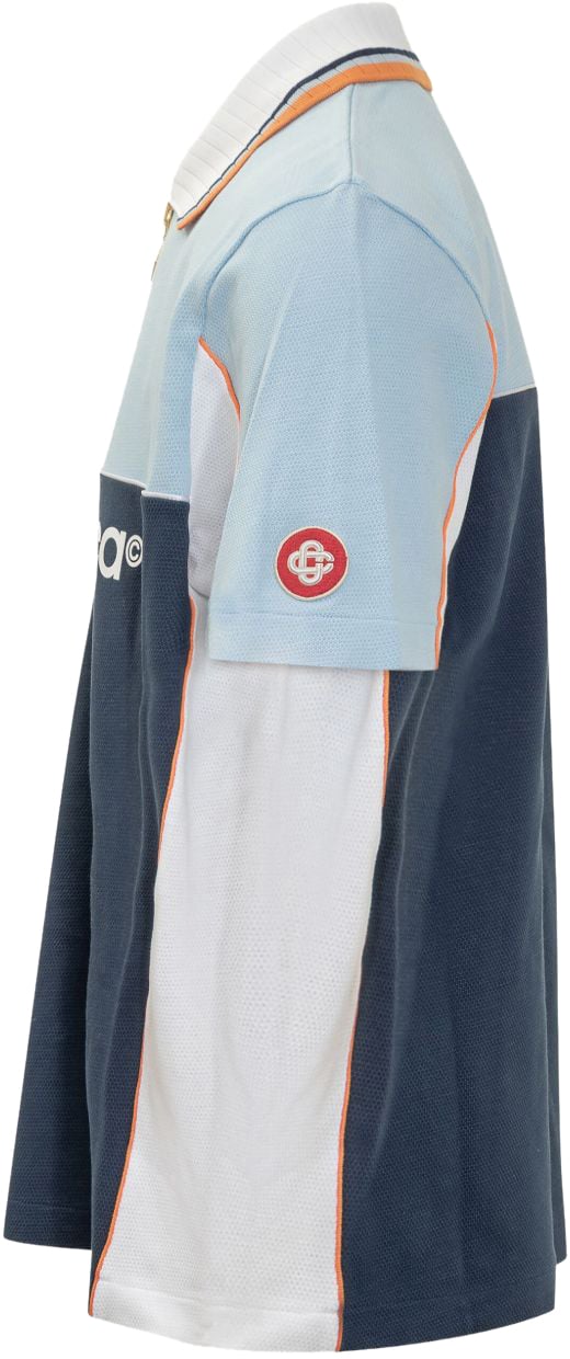 Casablanca T-Shirts And Polos Blue Blauw