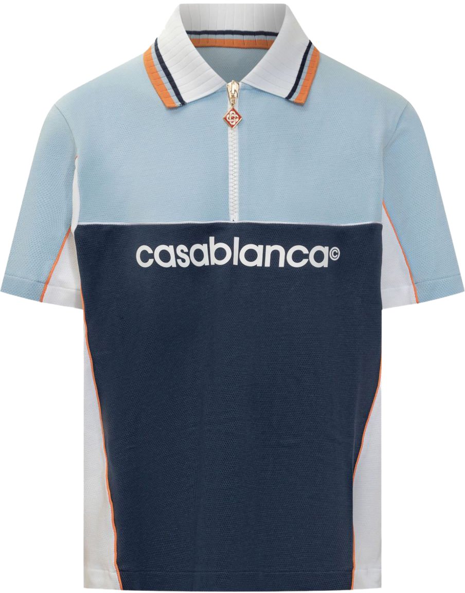 Casablanca T-Shirts And Polos Blue Blauw