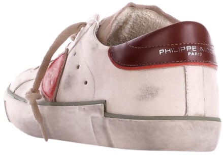 Philippe Model Sneakers Bianco Arancio Oranje