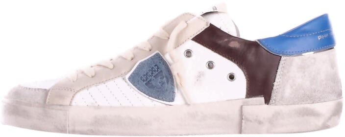 Philippe Model Sneakers Bianco Bluette Blauw