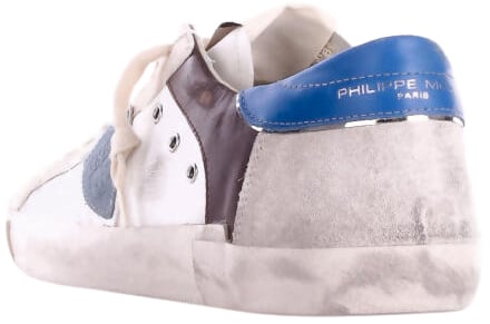 Philippe Model Sneakers Bianco Bluette Blauw