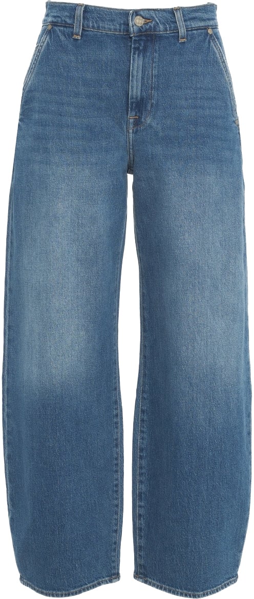 7 For All Mankind Jeans 'Bonnie Curvilinear' Blauw