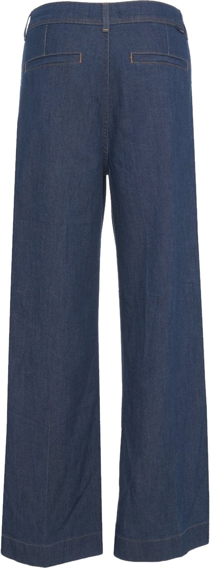 7 For All Mankind Pleated jeans 'Halona' Blauw