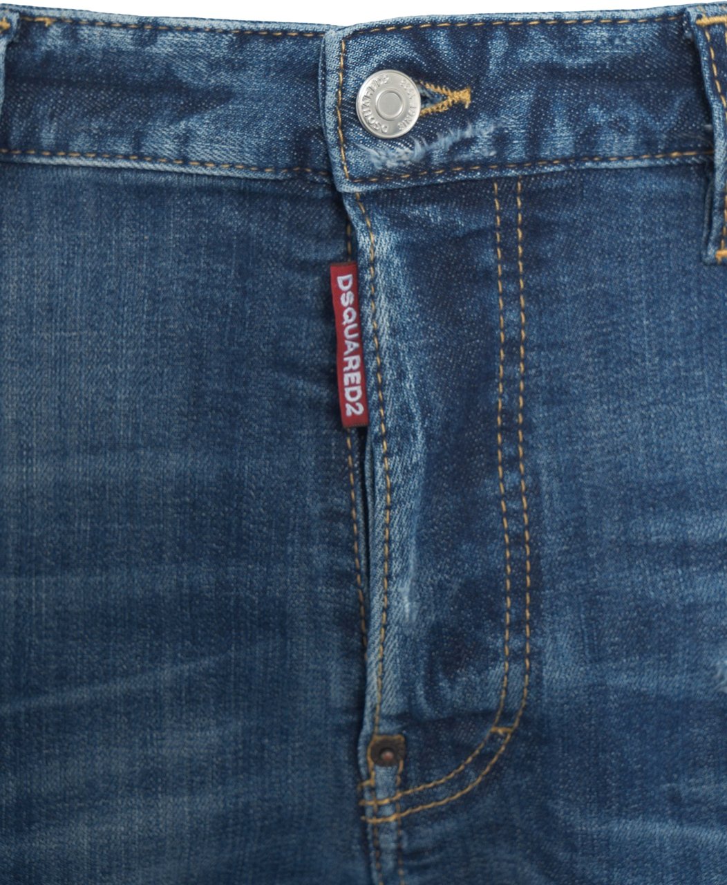 Dsquared2 Straight fit jeans '642' Blauw