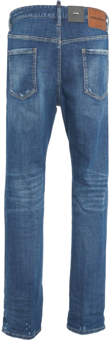 Dsquared2 Straight fit jeans '642' Blauw