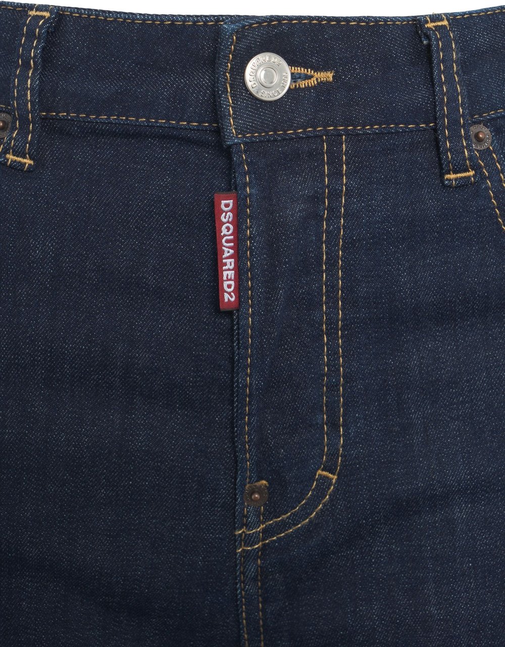 Dsquared2 Wide leg jeans 'Traveller' Blauw
