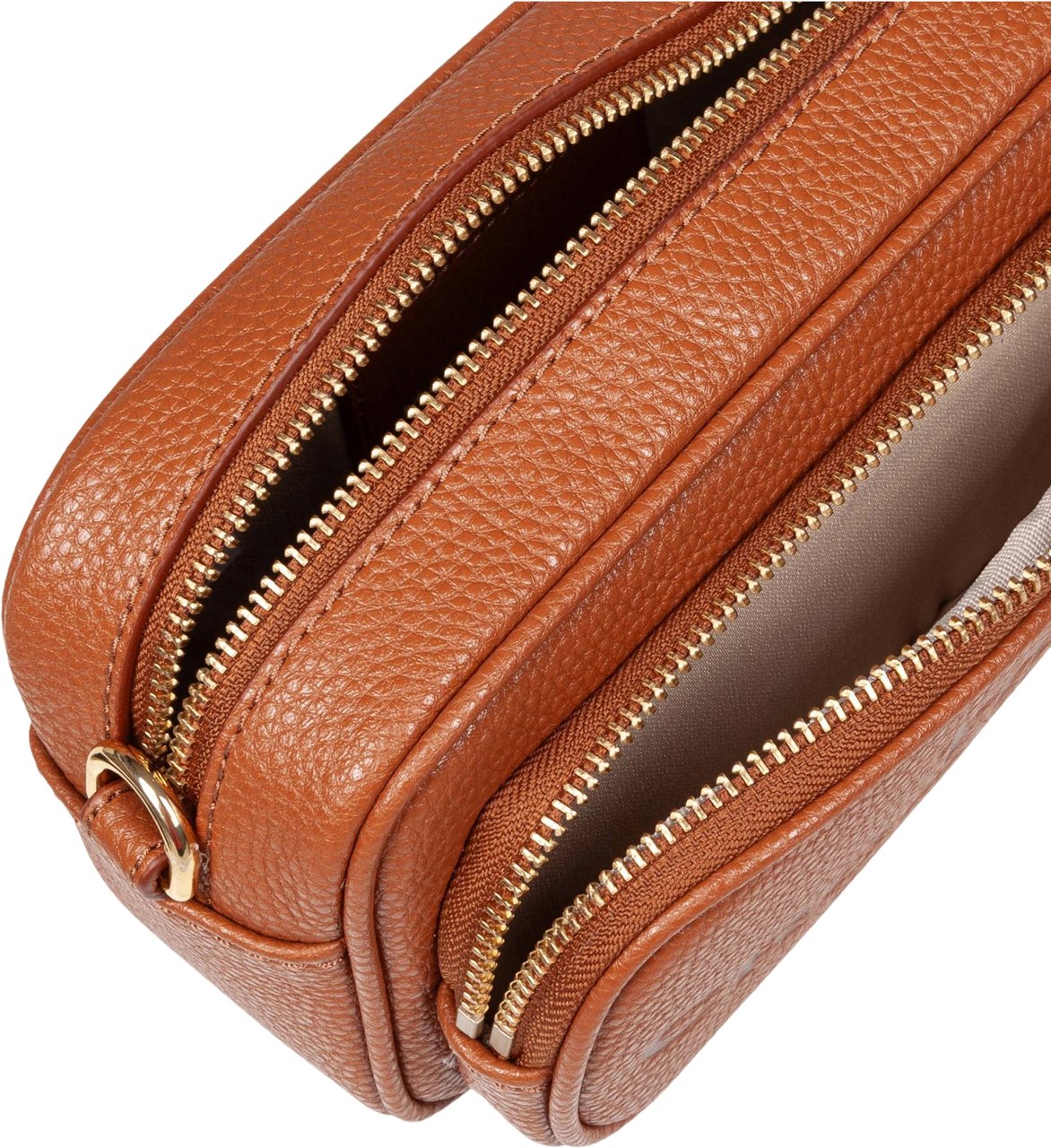 Marc Jacobs Marc jacobs the crossbody tote leather bag argan color Goud