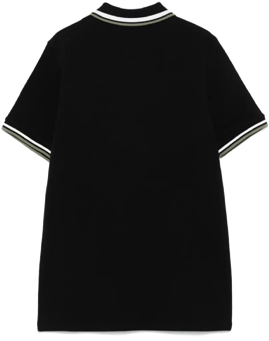 Moncler Polo Nero Zwart