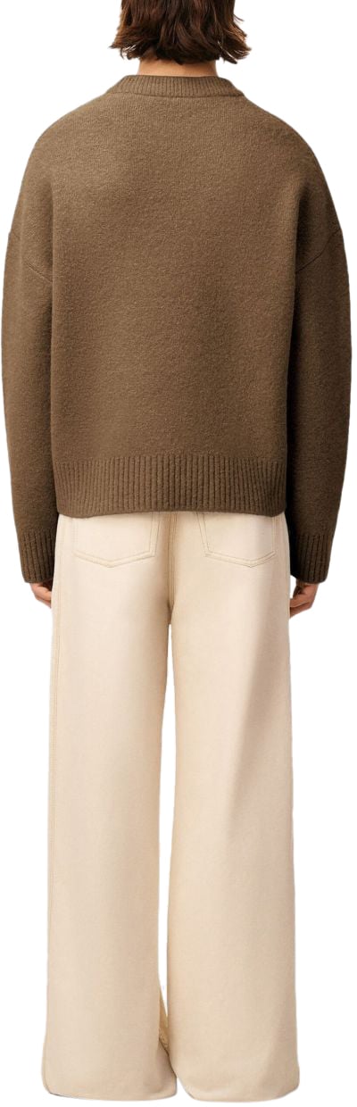 AMI Paris Sweaters Brown Bruin
