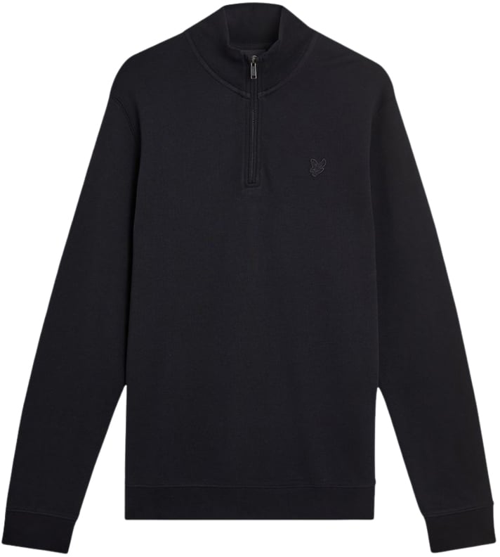 Lyle & Scott Lyle &amp; Scott Superfine Quarter Zip Sweatshirt Zwart