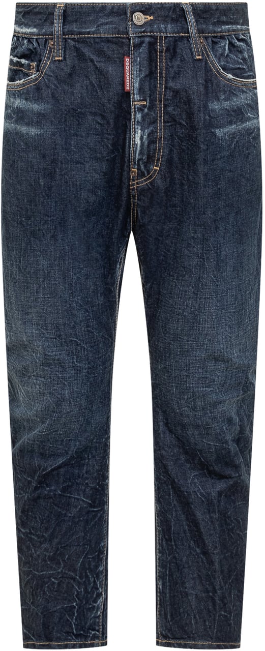 Dsquared2 Jeans Tapered Blu Used di Dsquared2 Blauw