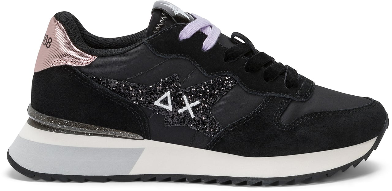 SUN68 Sneaker Black Zwart