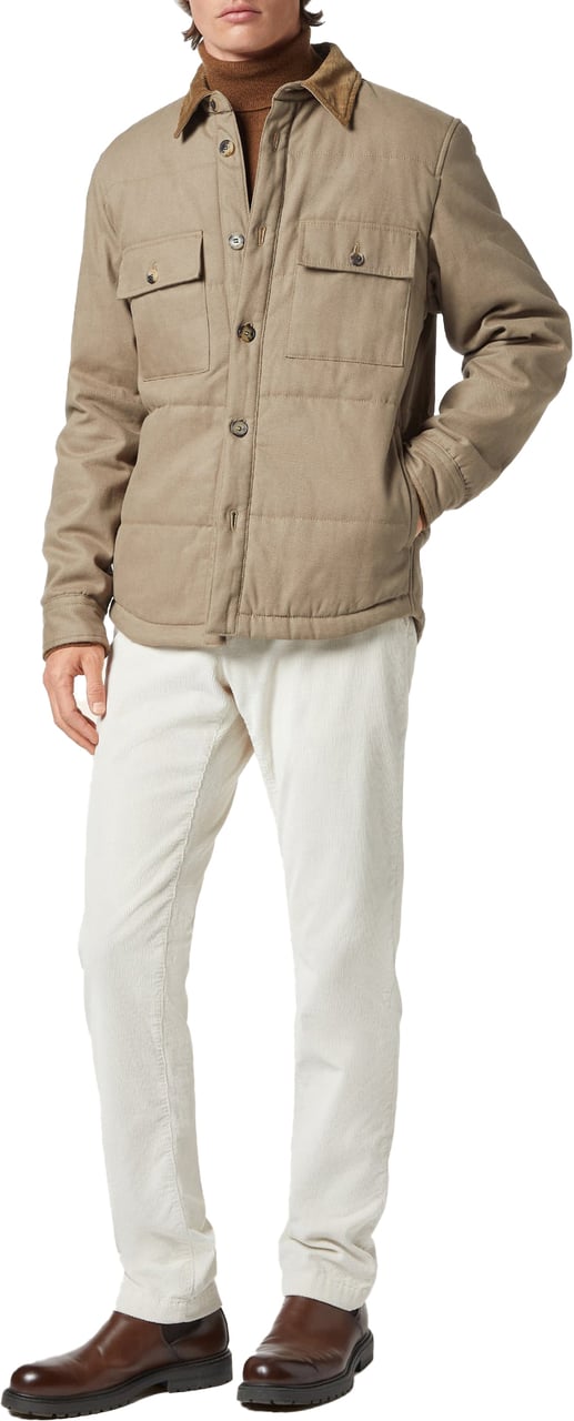 Jacob Cohen Bobby Slim Chino Pants in Corduroy Wit