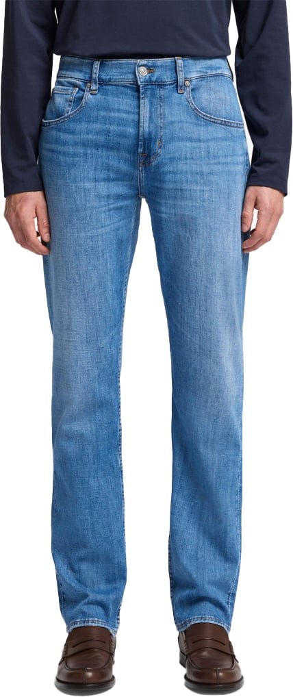 7 For All Mankind Slimmy Jazz Age Blauw