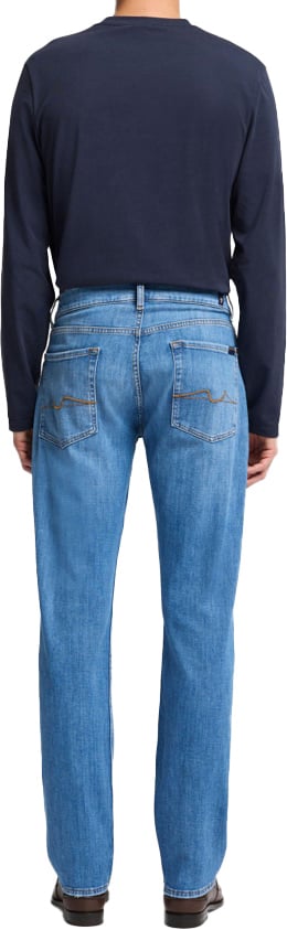 7 For All Mankind Slimmy Jazz Age Blauw