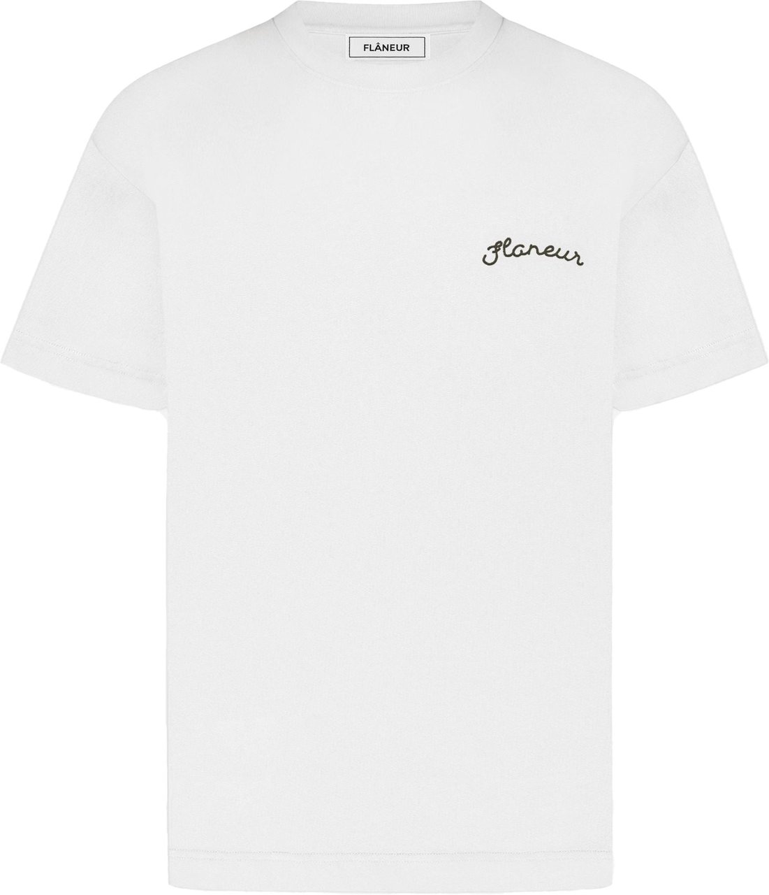 FLÂNEUR Signature T-Shirt Wit