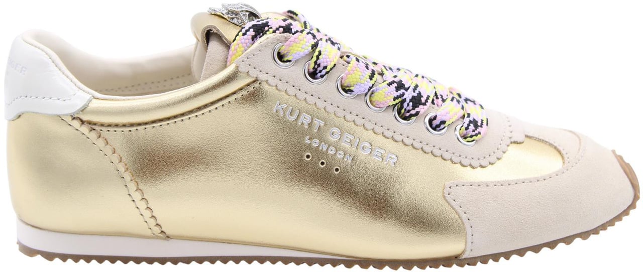 Kurt Geiger London Sneaker Gold Goud