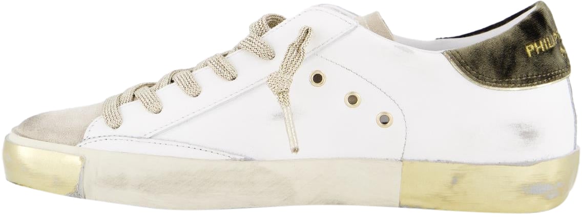 Philippe Model Dames Prsx Low Sneaker Wit Wit