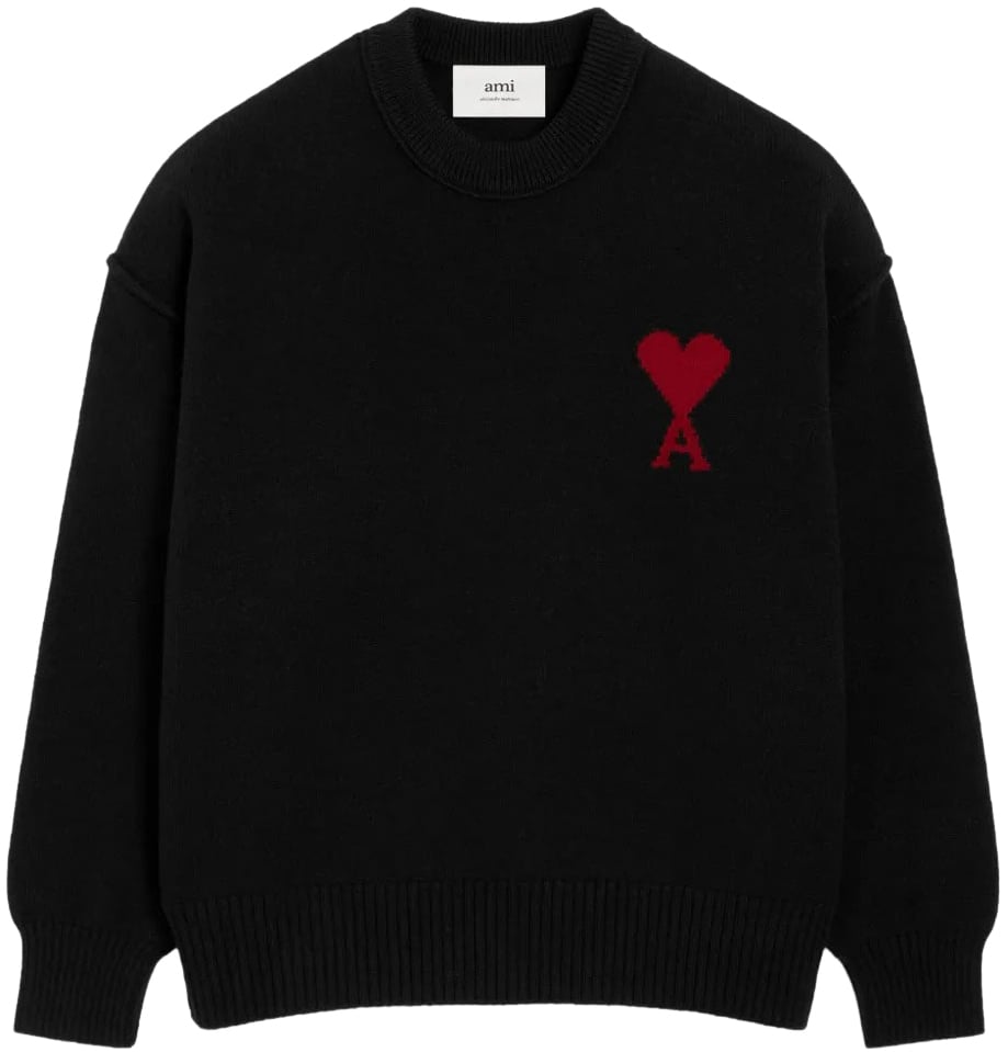 AMI Paris Sweaters Black Zwart