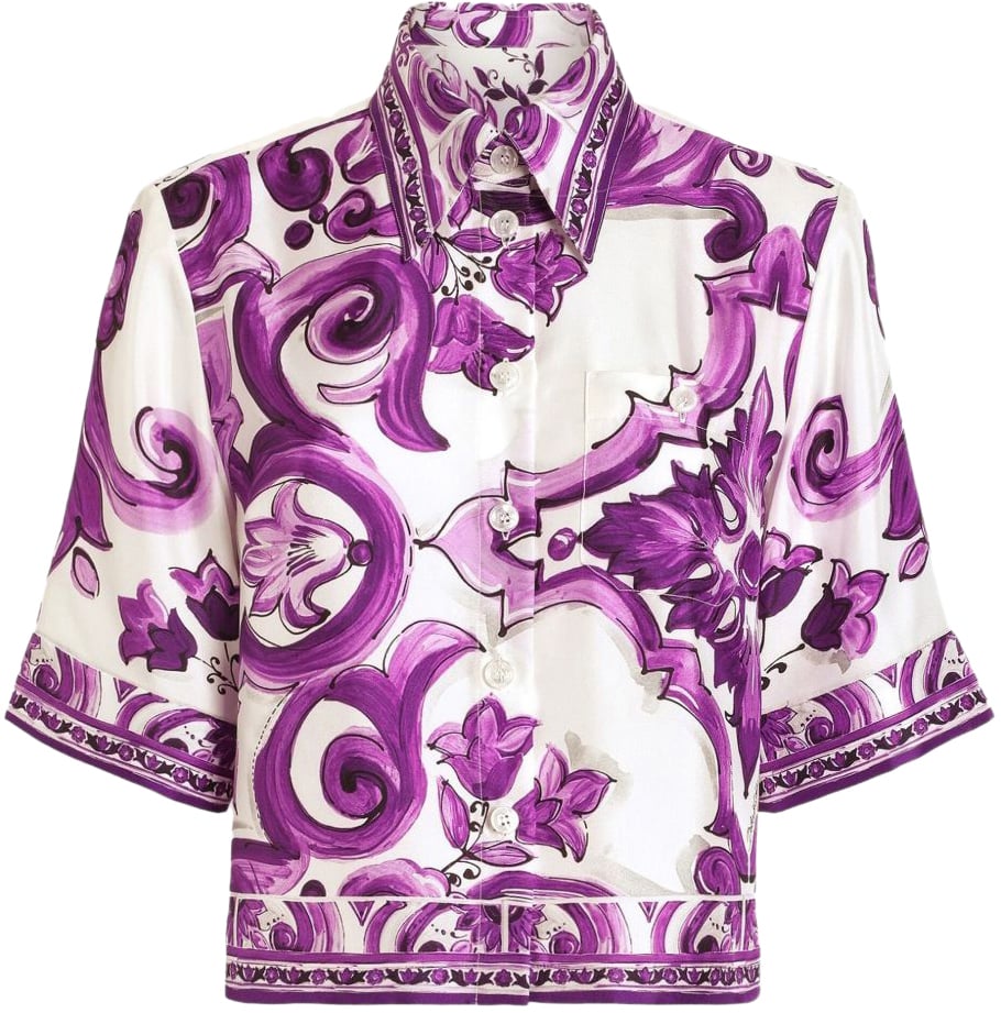 Dolce & Gabbana Shirts Purple Paars