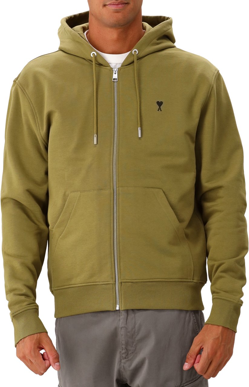 AMI Paris Sweaters Light Grey Grijs