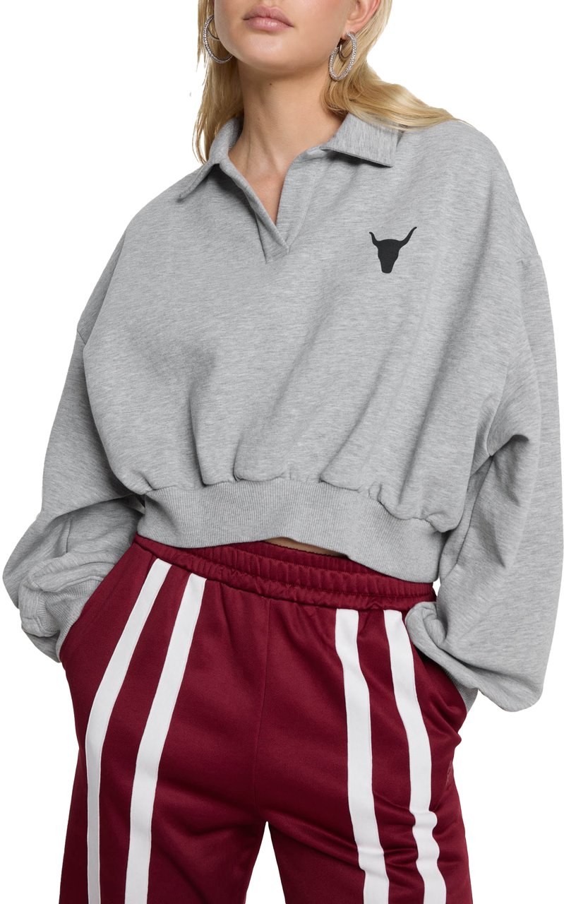 Alix The Label Polo Sweater Grijs