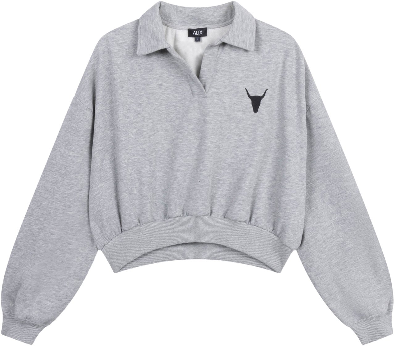 Alix The Label Polo Sweater Grijs