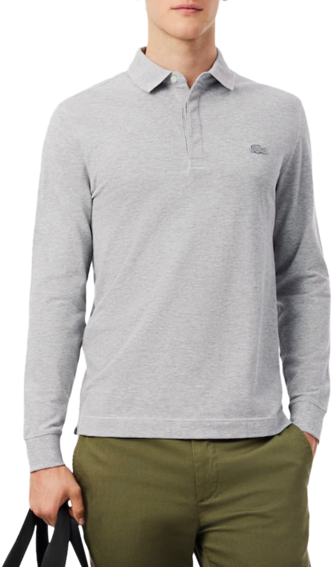 Lacoste Lacoste Polos Lichtgrijs Ph2481 Grijs